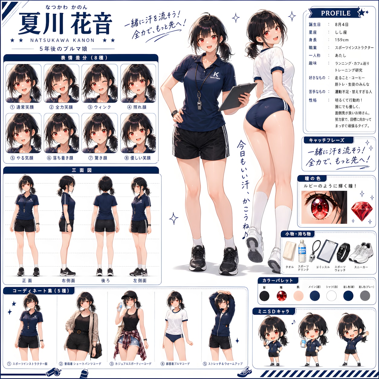 ５年後のブルマ娘 ~ 黒髪ボブのブルマ娘１３０ ~