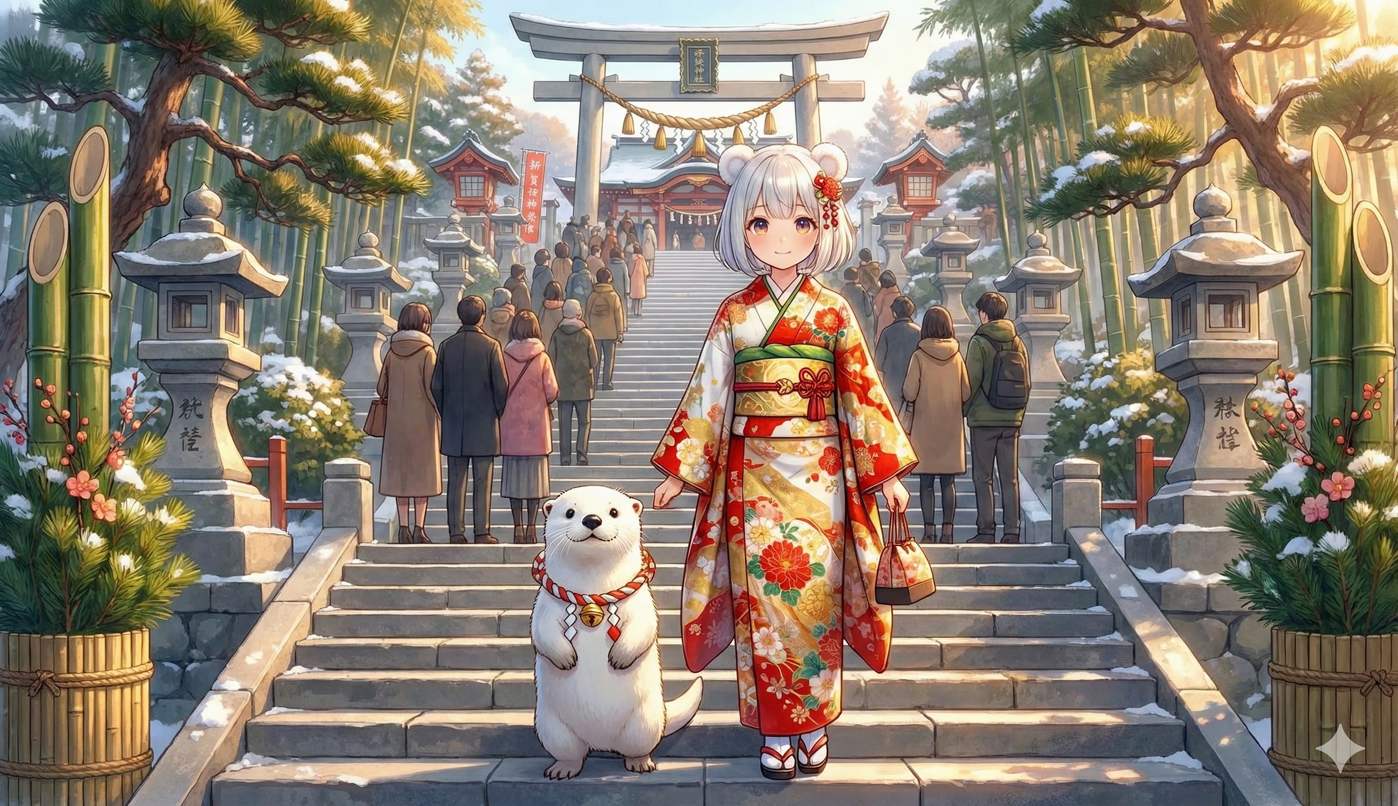 初詣 | の人気AIイラスト・グラビア