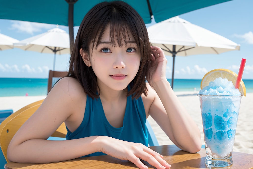 かき氷で涼しく♪