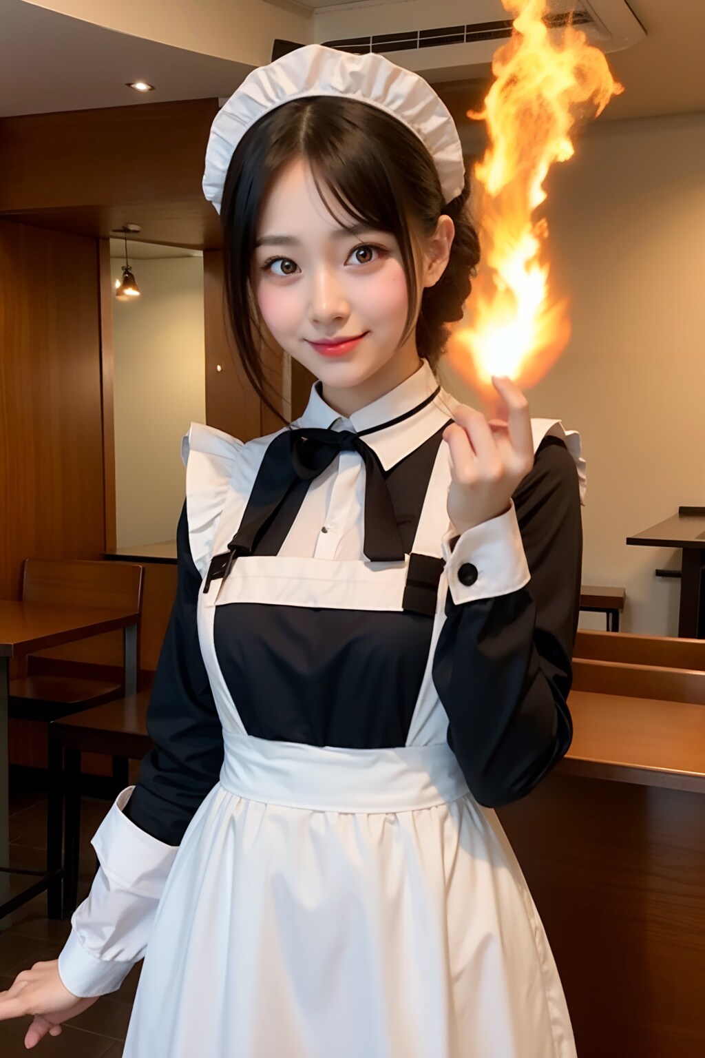 燃え燃えメイド