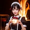 燃え燃えメイド 3枚目