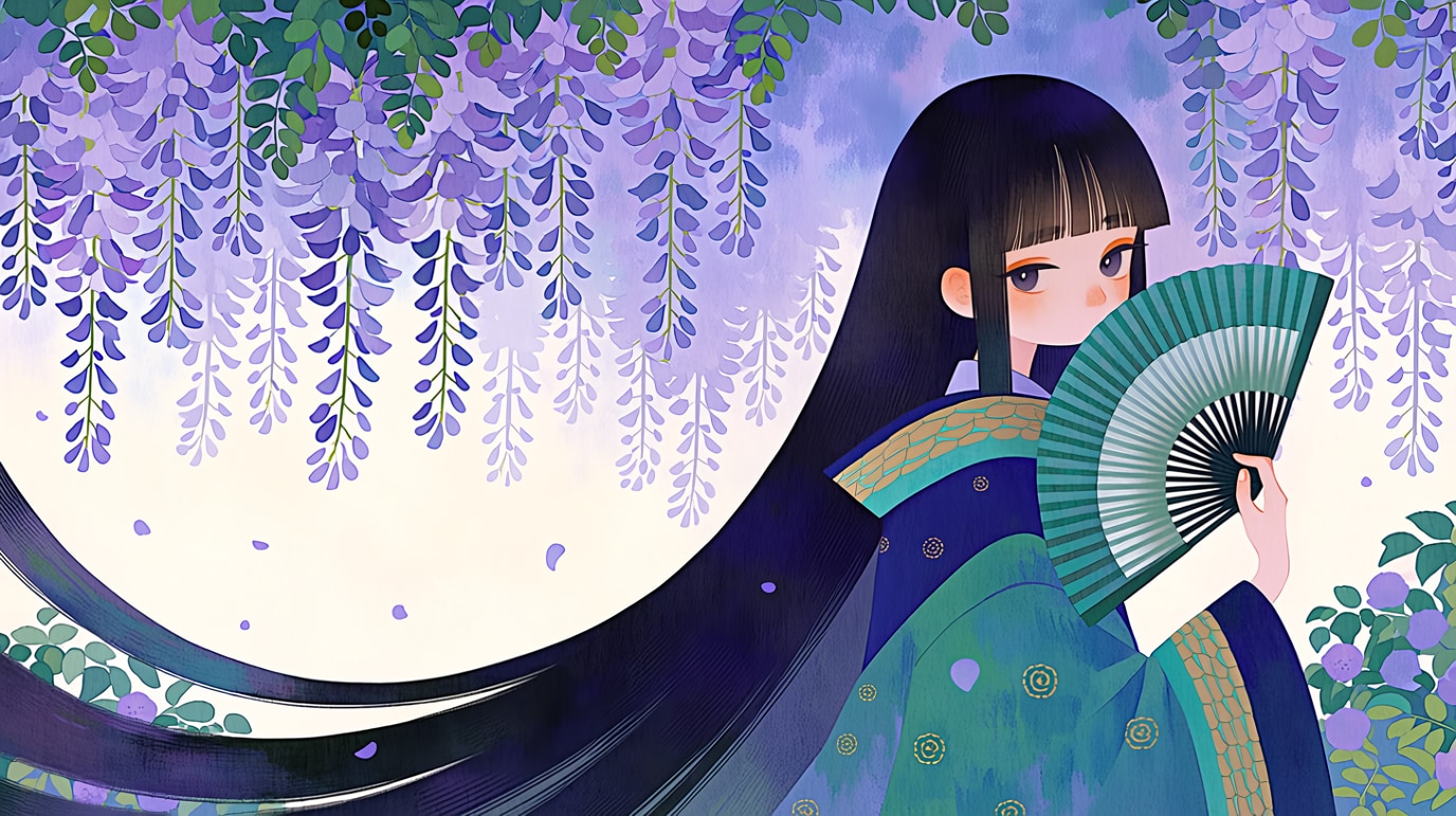 紫の君 | の人気AIイラスト・グラビア