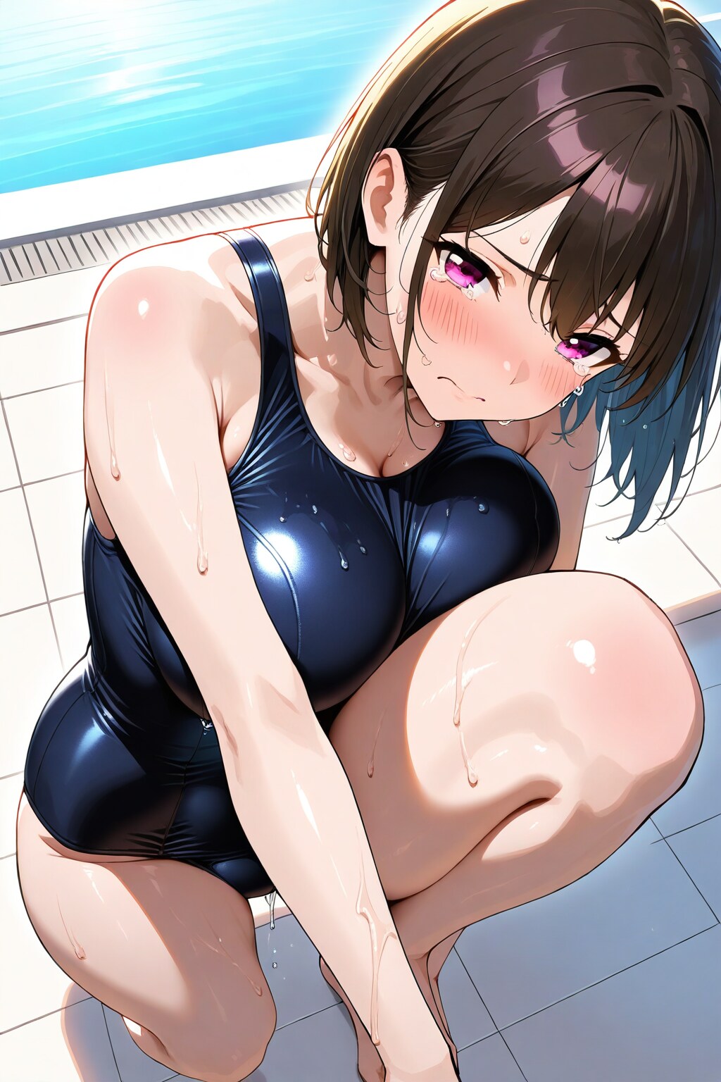 私、泳げないんです...。