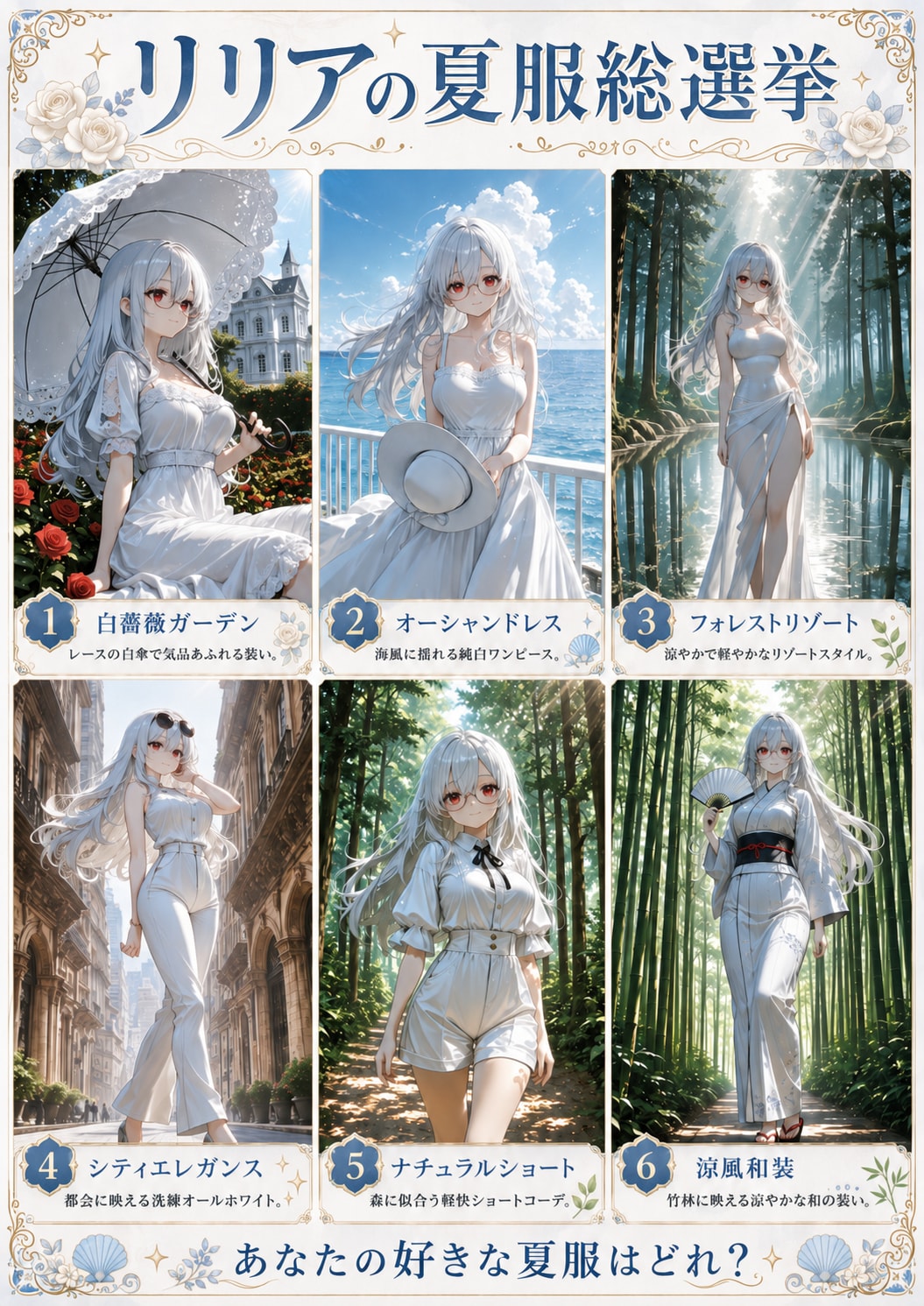 リリア Summer Collection ― 白に染まる夏 ―
