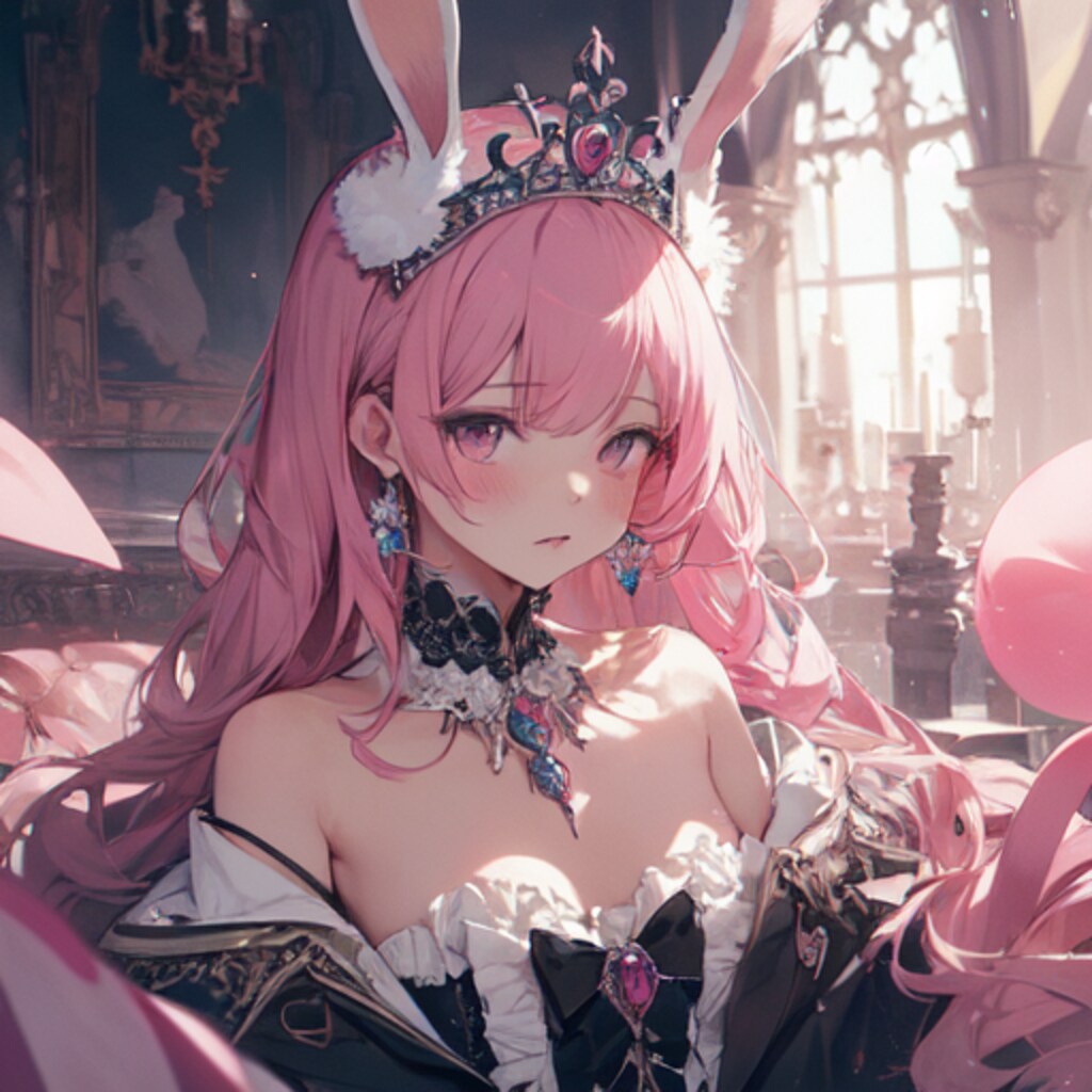 ウサギ王女の黒いドレス