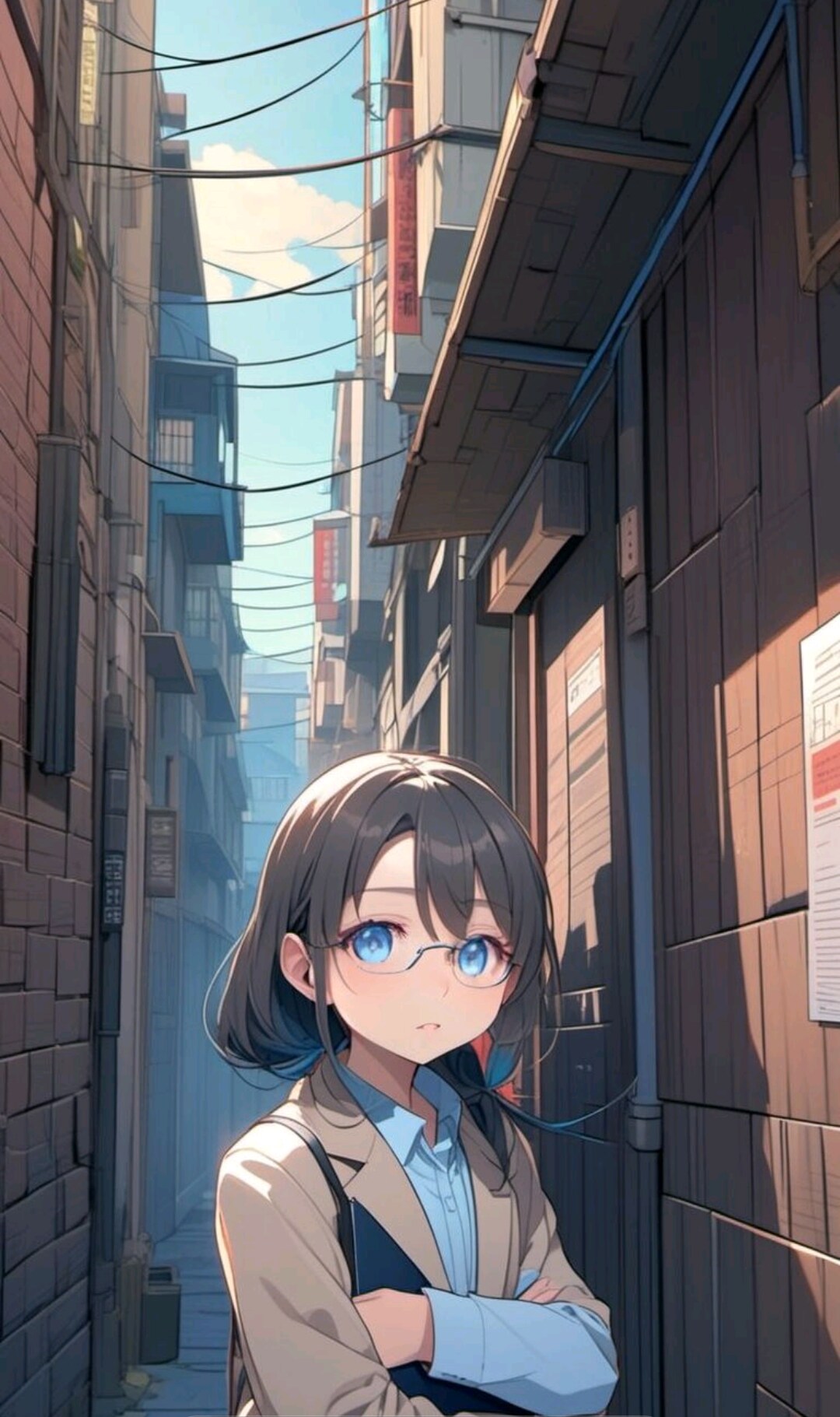 情報収集を頑張る女の子３ | の人気AIイラスト・グラビア