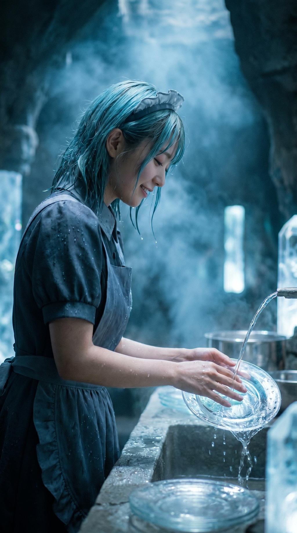 The Maid Beneath the Blue Ruins