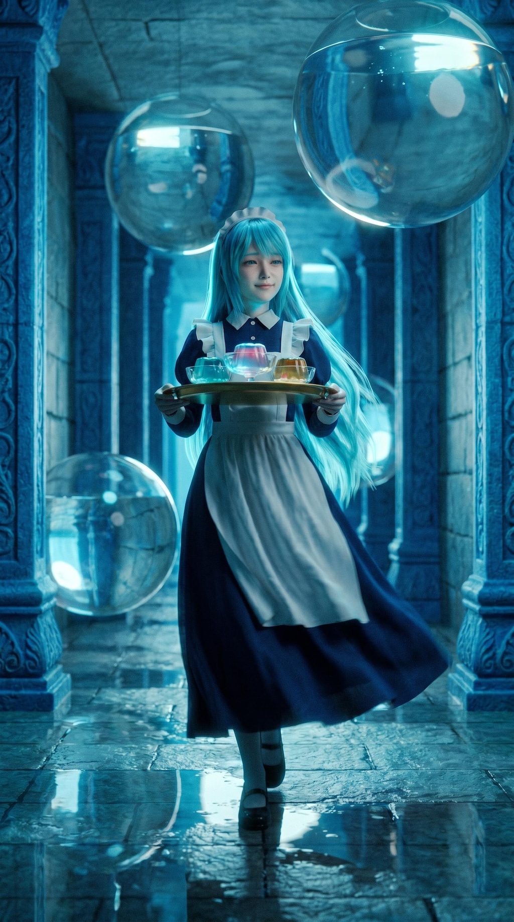 The Maid Beneath the Blue Ruins