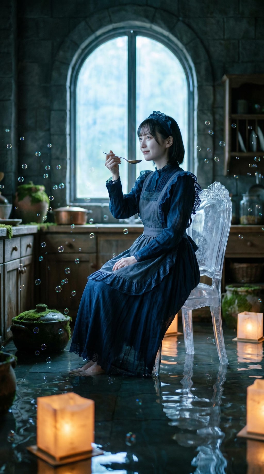 The Maid Beneath the Blue Ruins