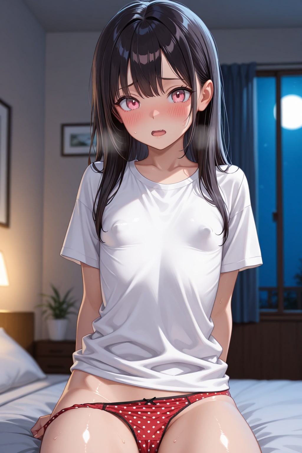 「乳首、勃っちゃう・・・」