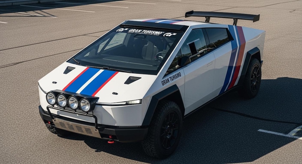 テスラサイバートラックラリーカー