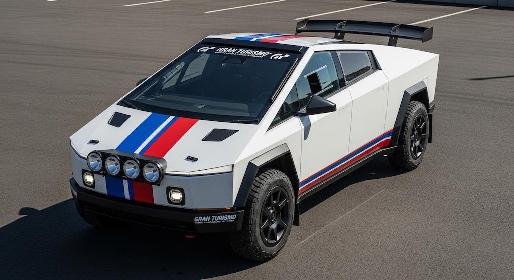 テスラサイバートラックラリーカー