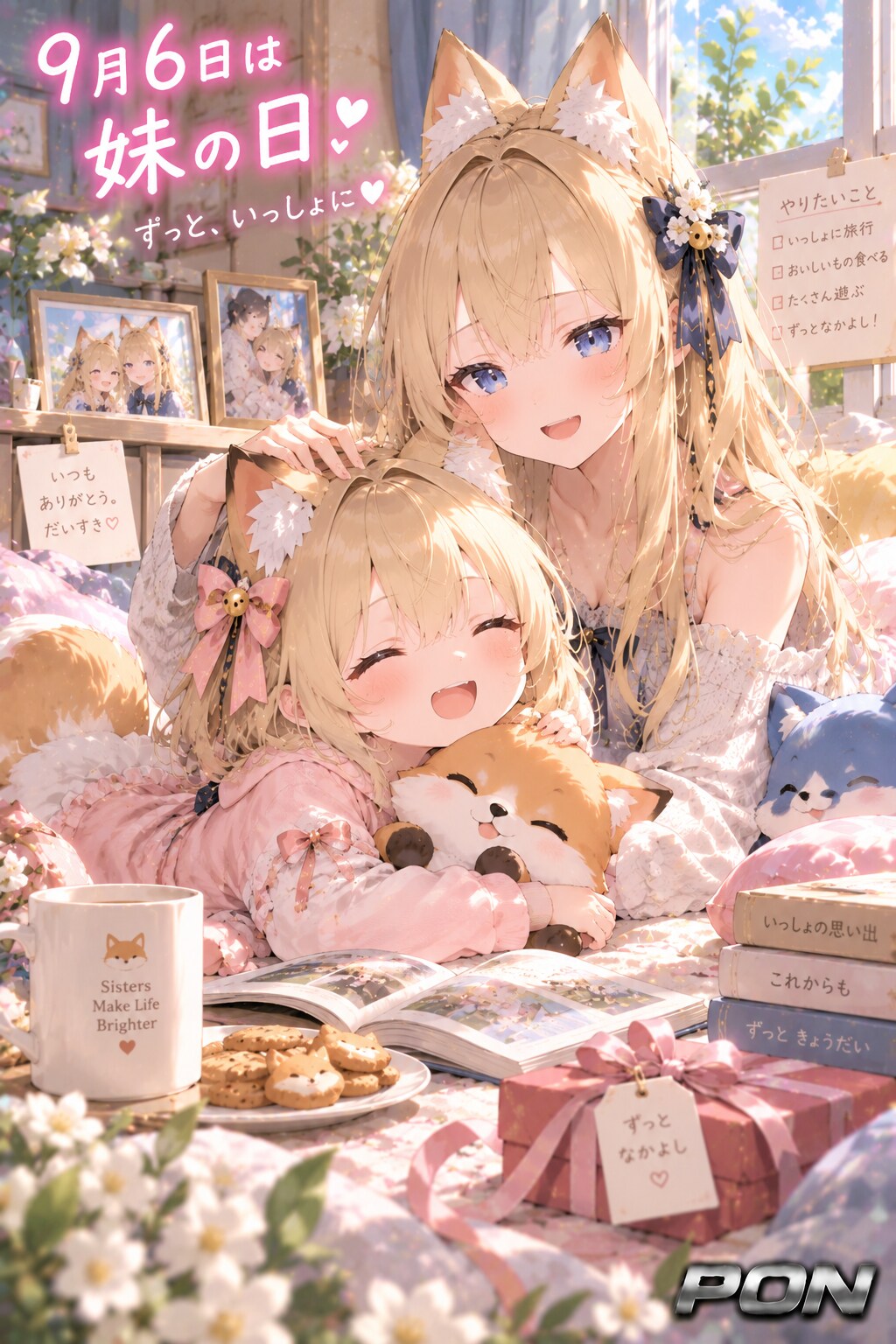 9月6日、妹の日 | の人気AIイラスト・グラビア