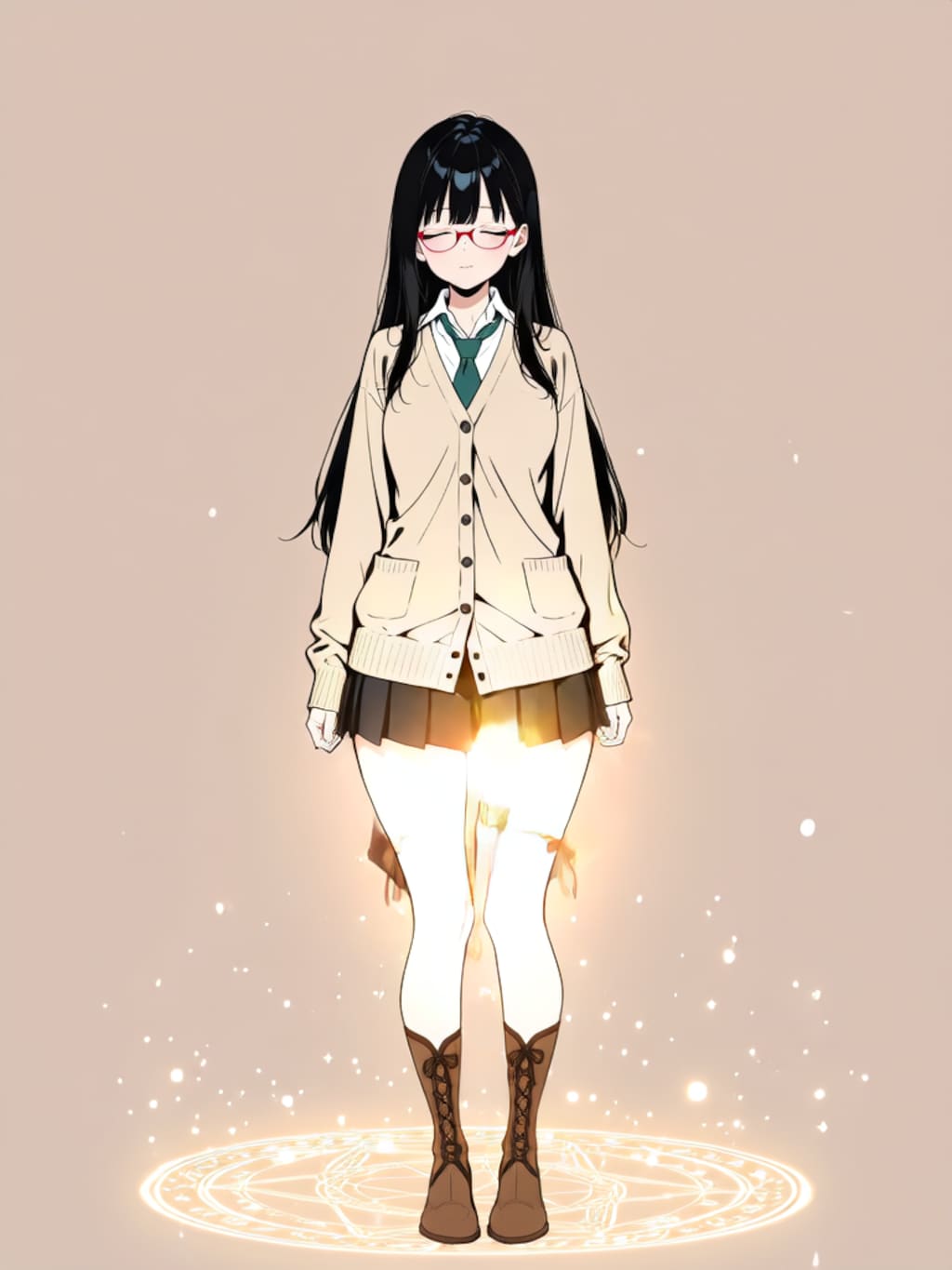 変身、魔法少女 結月【パラパライラスト】