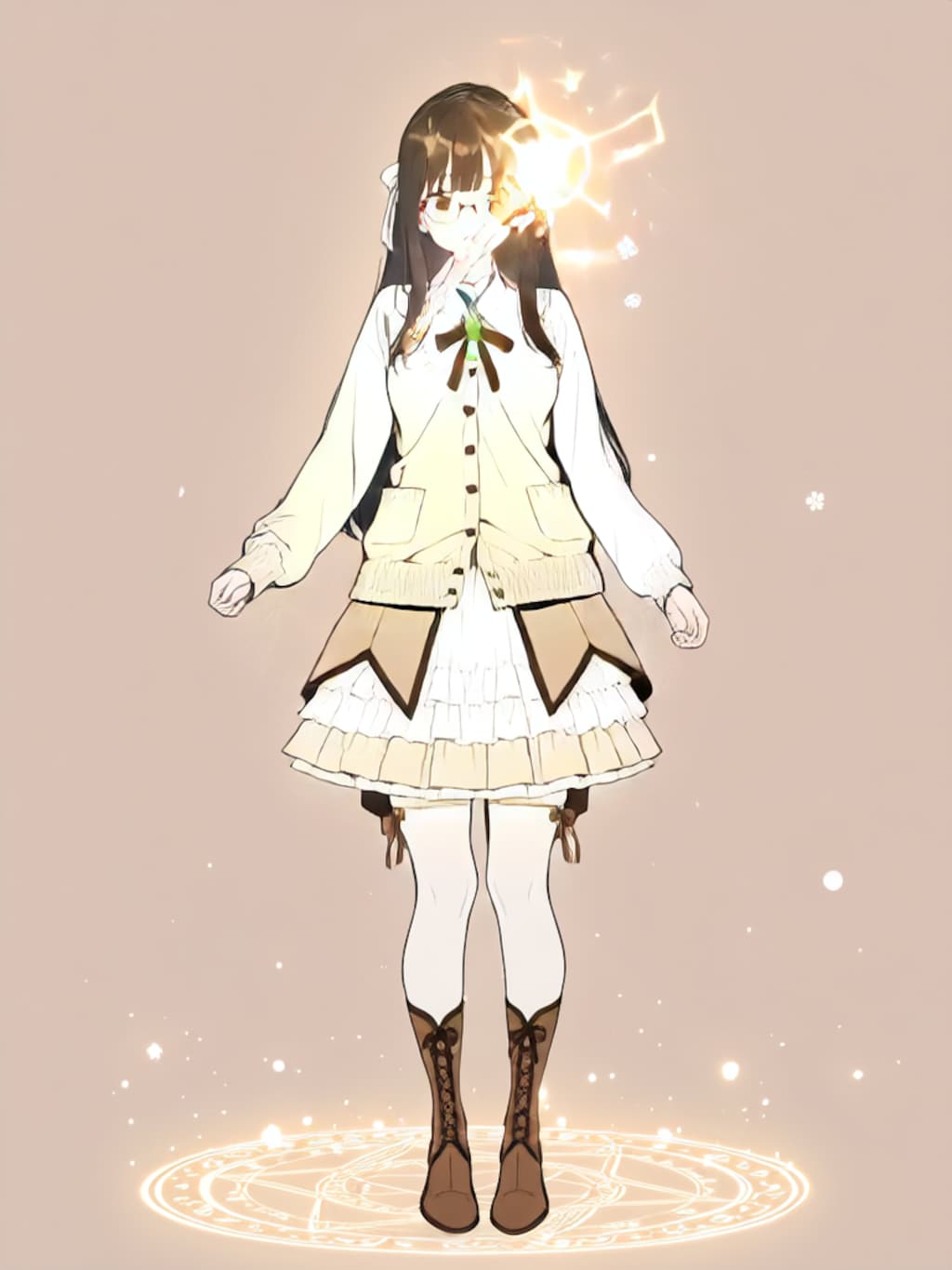 変身、魔法少女 結月【パラパライラスト】