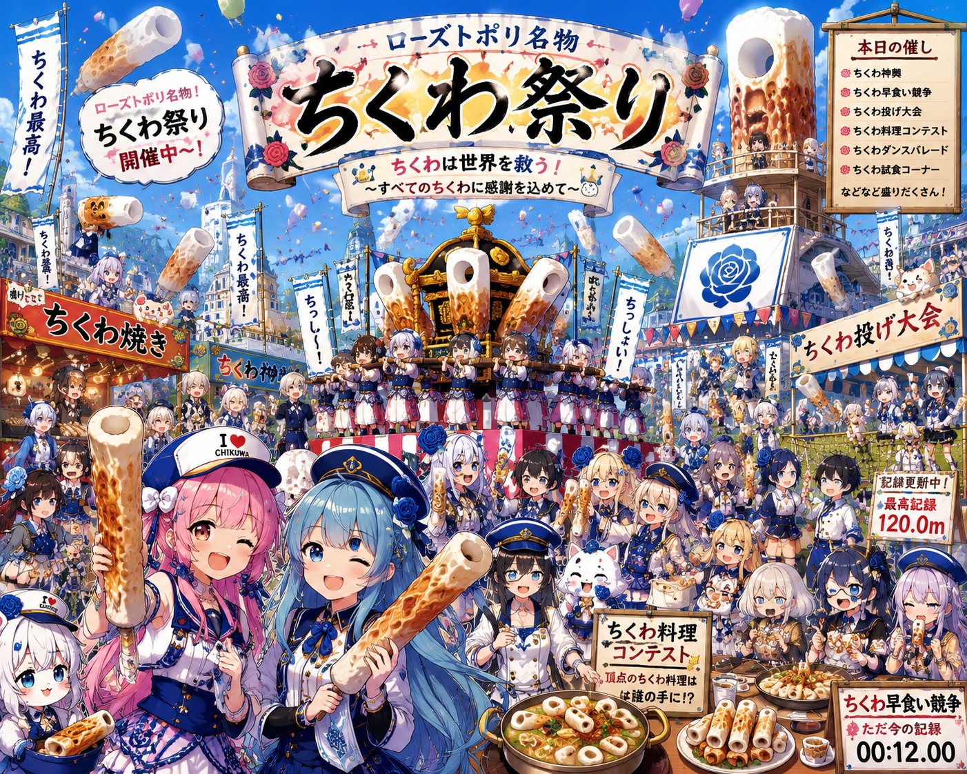 ローズトポリ名物『ちくわ 祭り』①