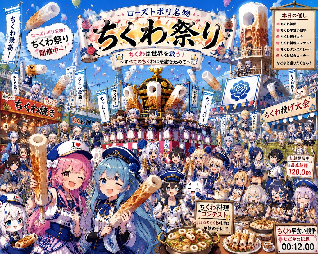 ローズトポリ名物『ちくわ 祭り』①