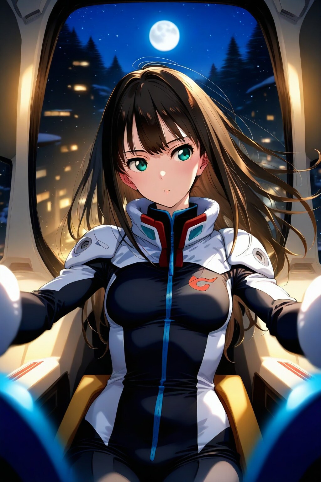 六本木の上空を飛ぶしぶりん