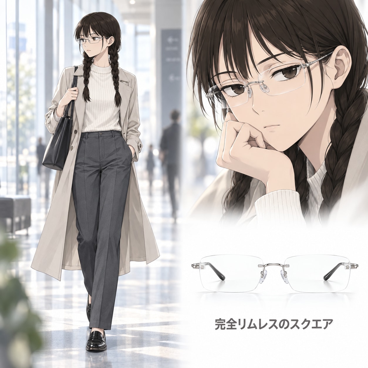色々眼鏡 | の人気AIイラスト・グラビア