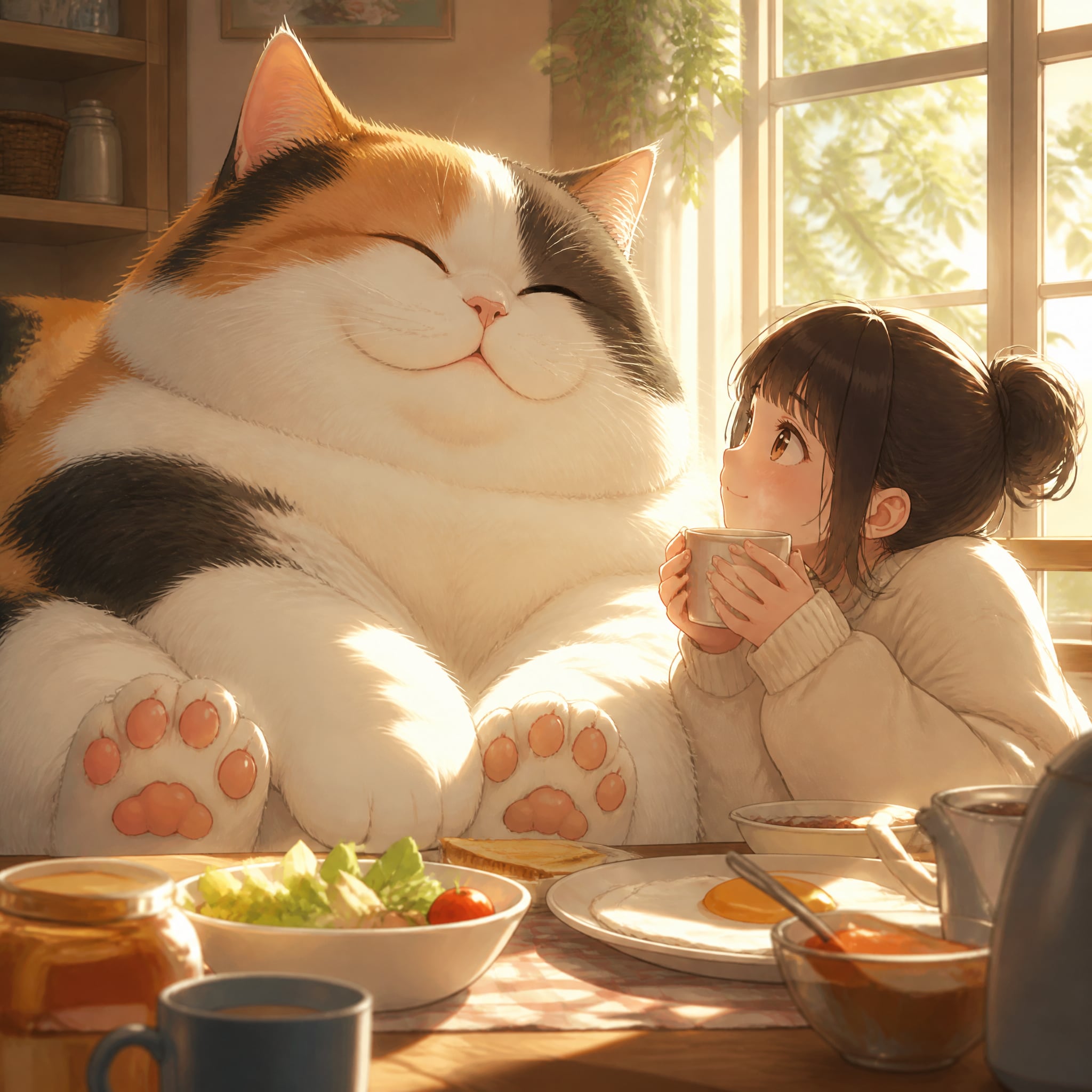 おはよう三毛殿（38）GPTimages2.0 | の人気AIイラスト・グラビア