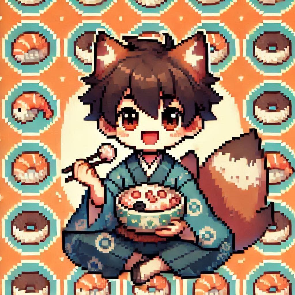 さけふりかけのおまけのステッカー