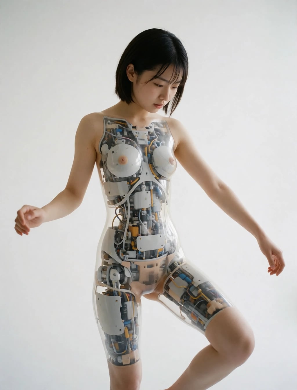 身体が透明なアンドロイドフェチ