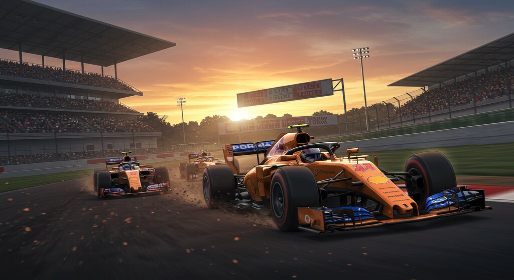 F1レースのコースをサーキットから競馬場にチェーンジ