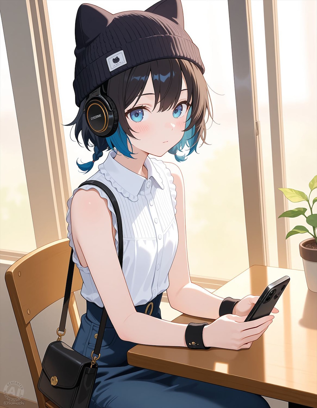 ノースリーブコーデ。