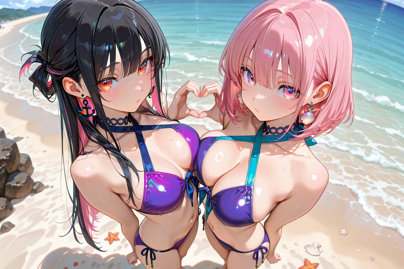 海に来たよー🫶🐬🏝🫧‪