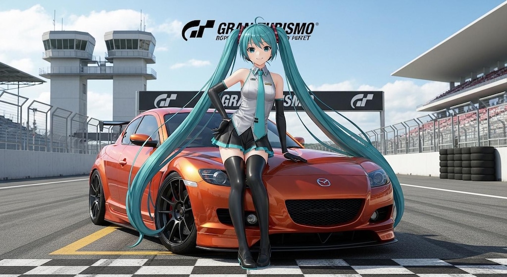 初音ミクとRX-8
