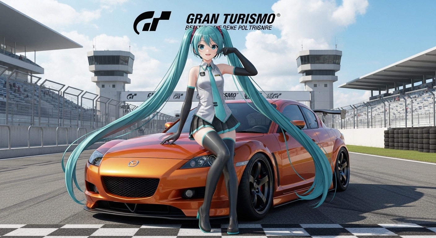 初音ミクとRX-8 | の人気AIイラスト・グラビア