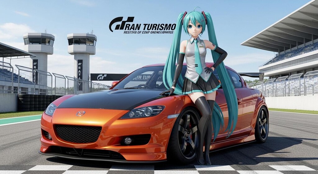 初音ミクとRX-8