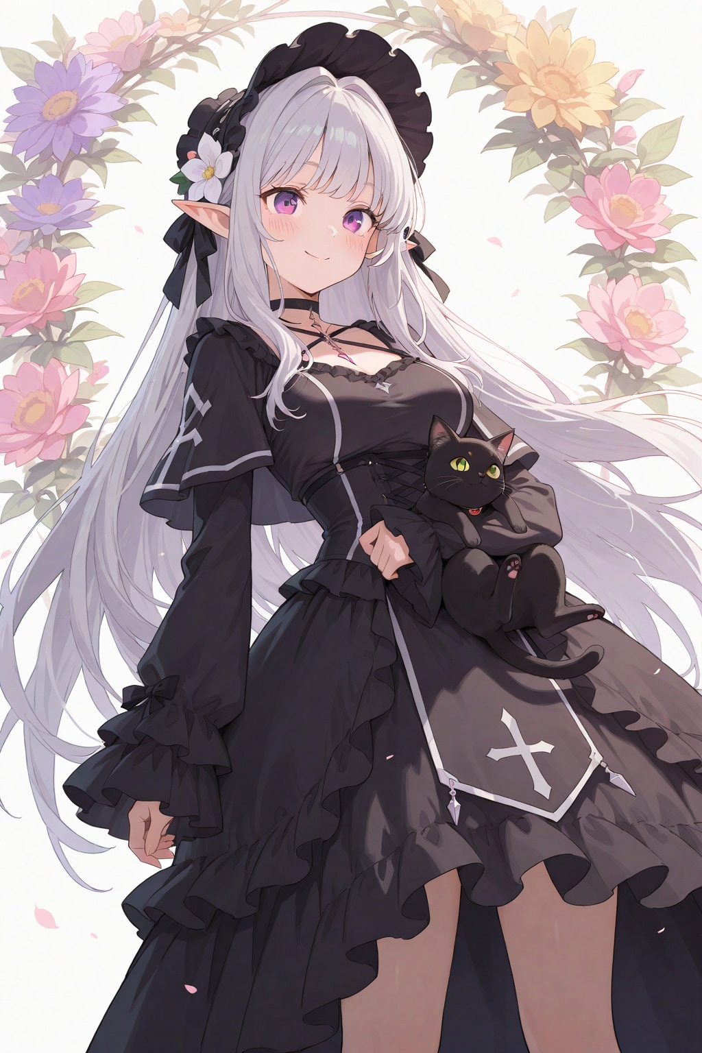 ゴスロリですよ、エルフさん。