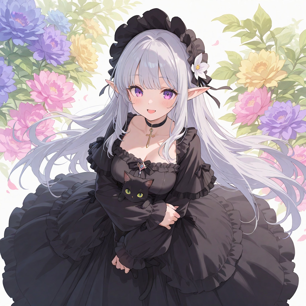 ゴスロリですよ、エルフさん。