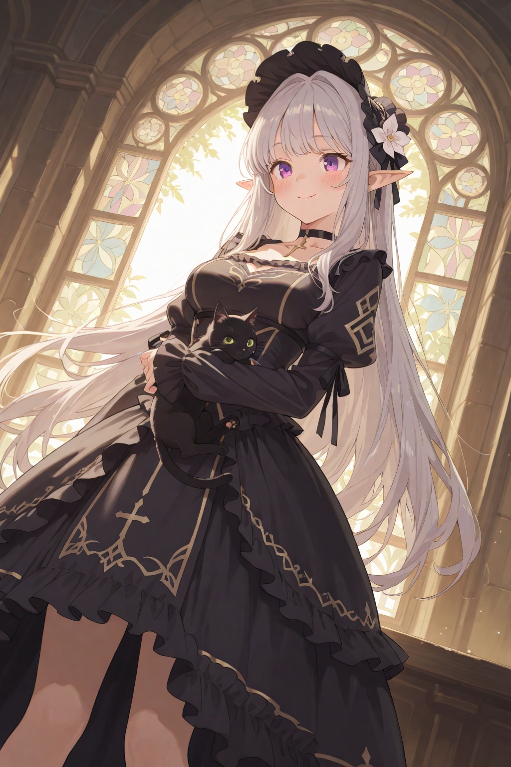 ゴスロリですよ、エルフさん。
