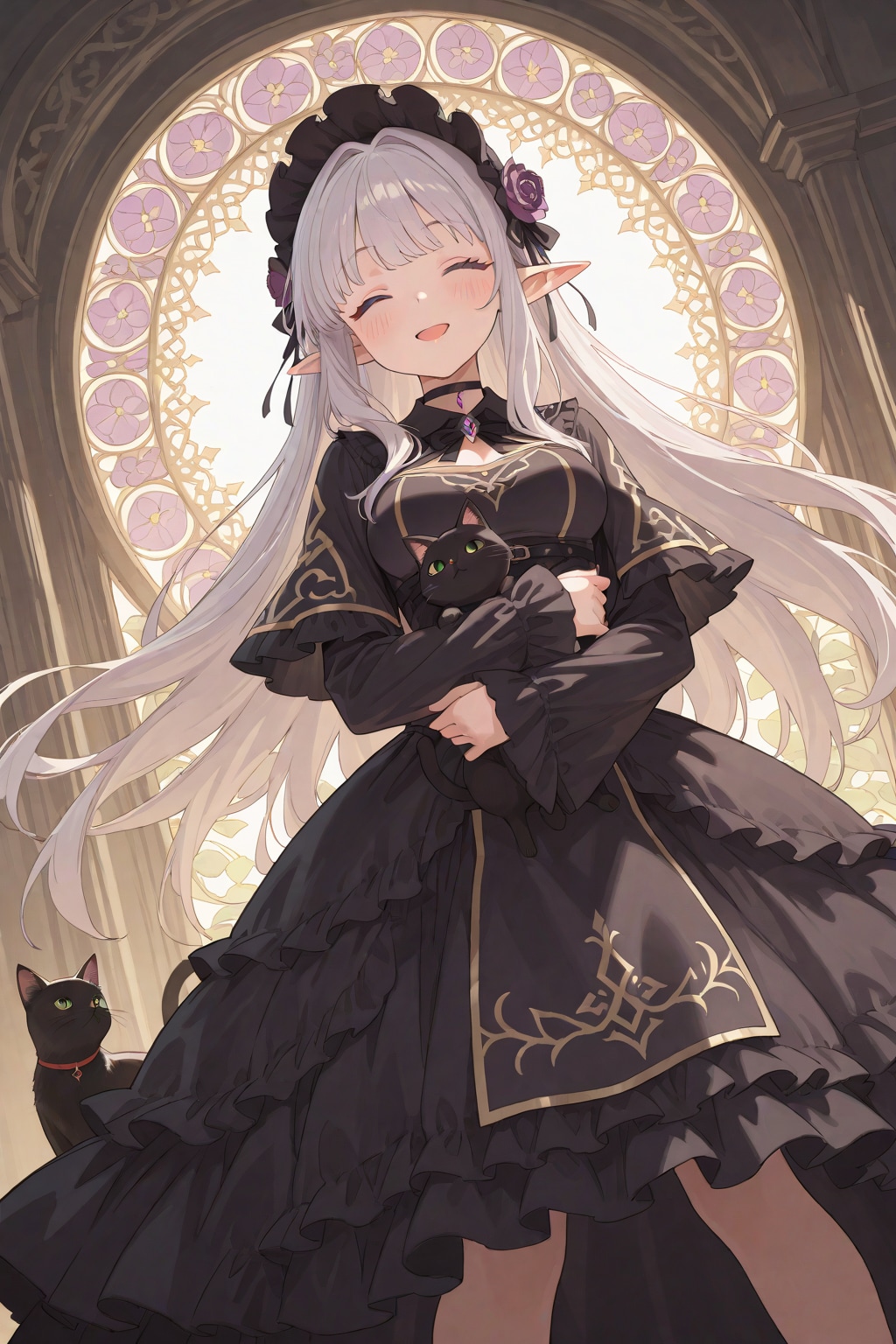ゴスロリですよ、エルフさん。