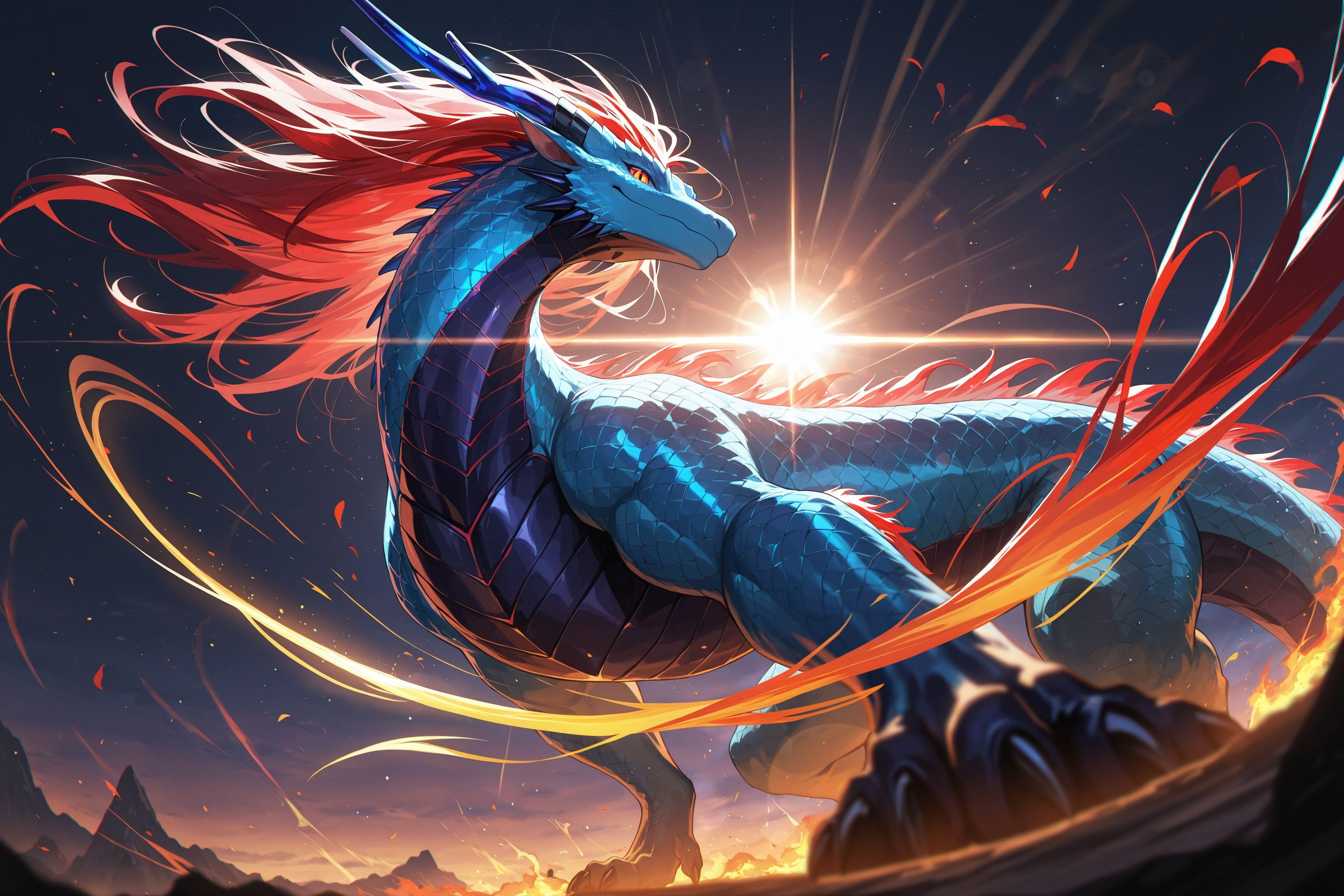 お題「ドラクリ」にて、ドラゴン描いてみました.ﾟ+.(´∀｀*).+ﾟ.