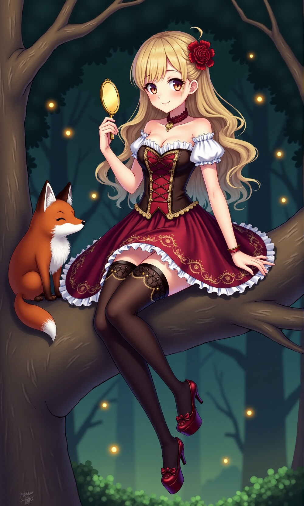 夜に現れる… | の人気AIイラスト・グラビア