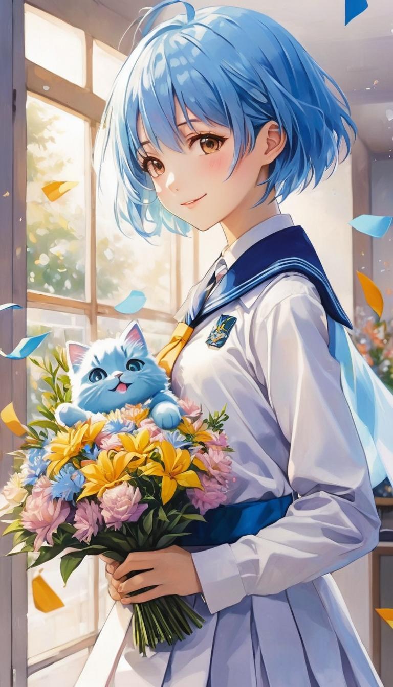 花束ニャのだ！ | の人気AIイラスト・グラビア