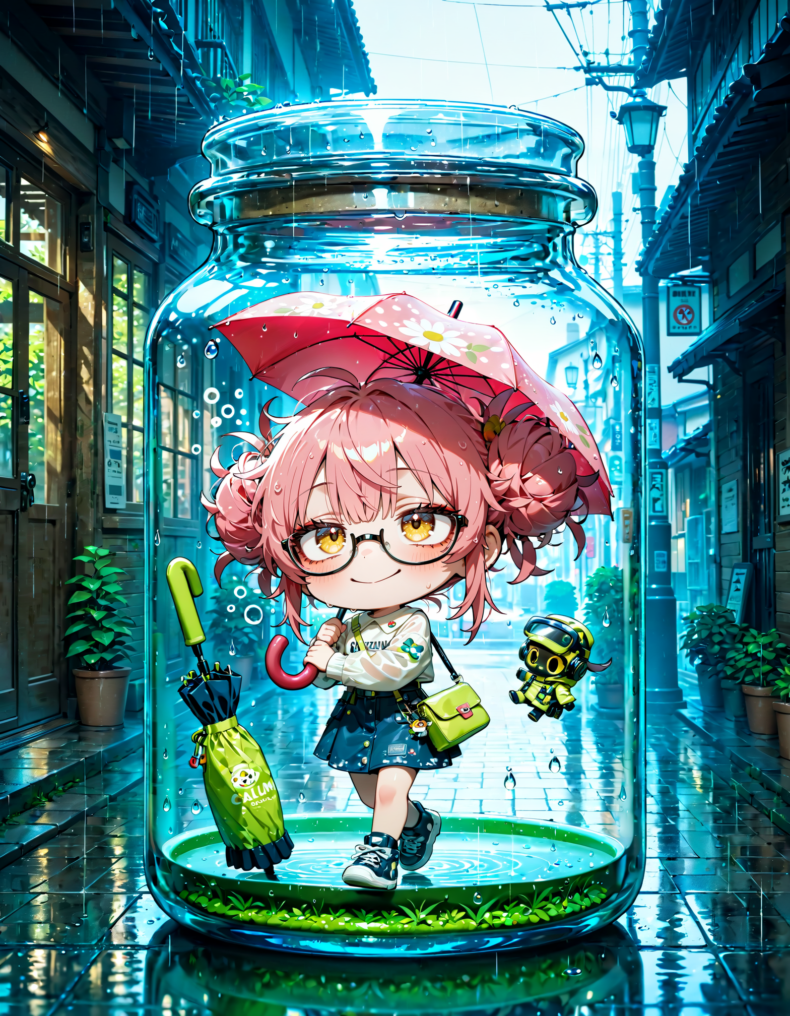 今日は何の日？　折りたたみ傘の日 | の人気AIイラスト・グラビア