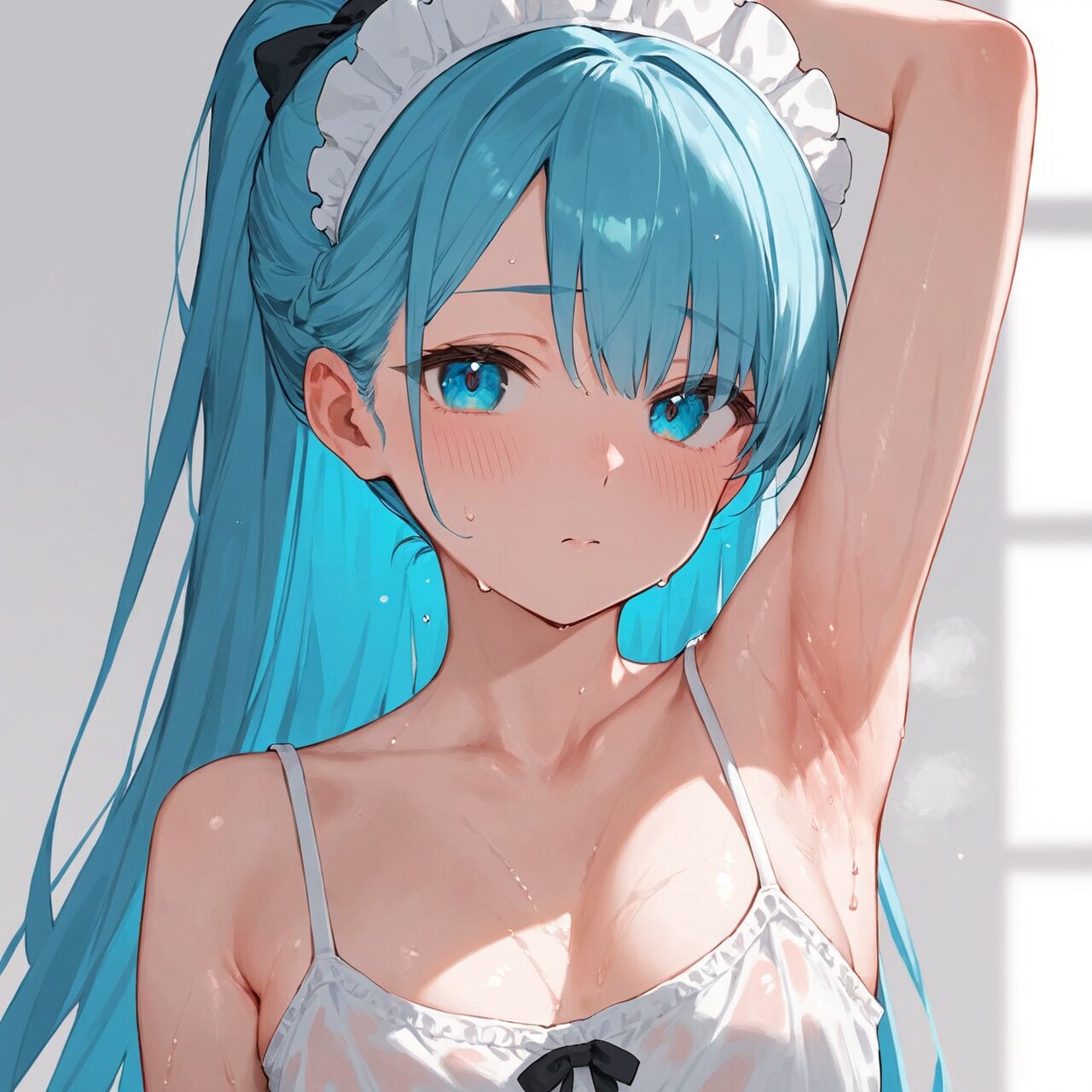 脇見せメイドさん
