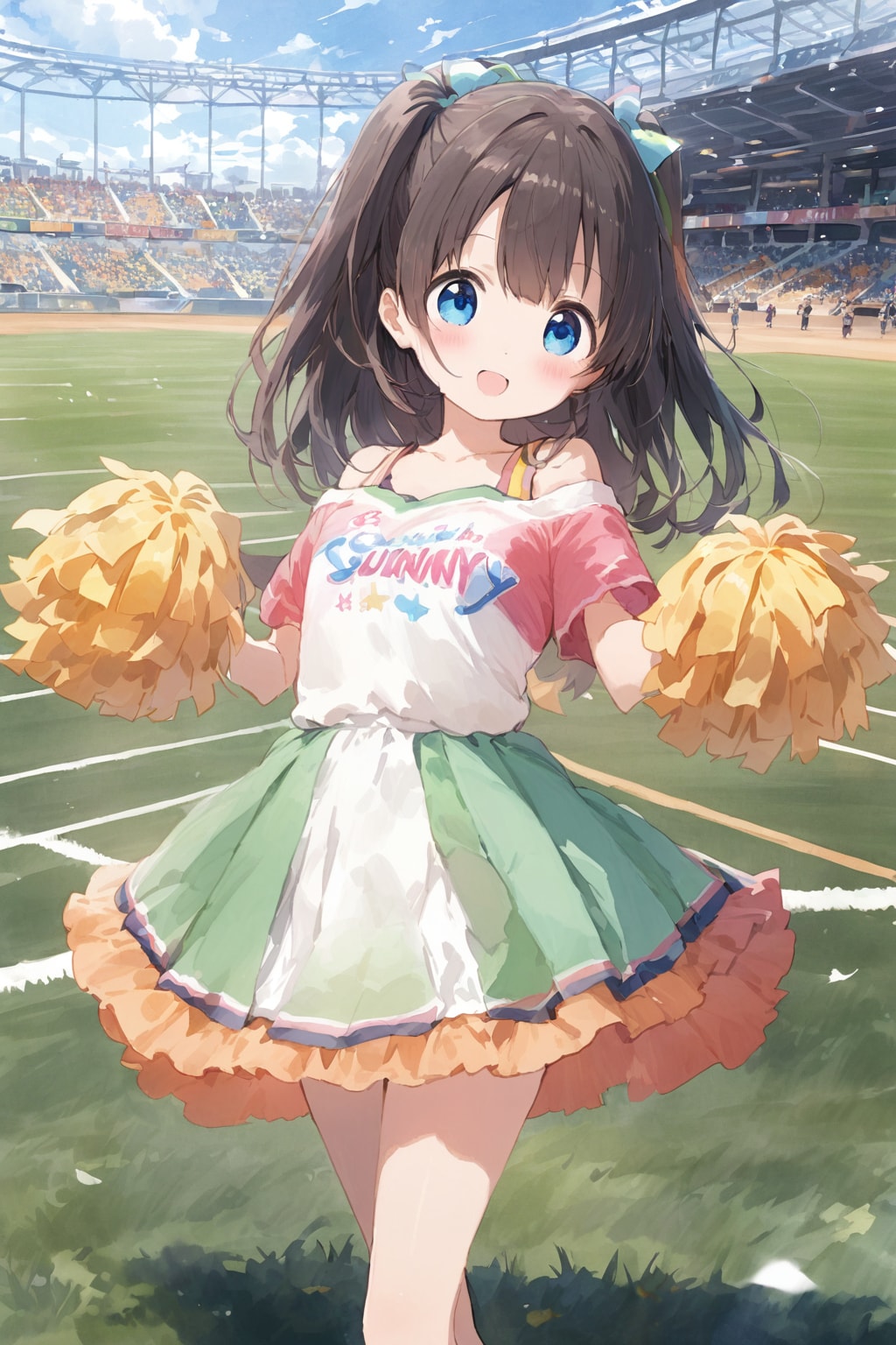 応援するよっ！フレー！フレー！ | の人気AIイラスト・グラビア