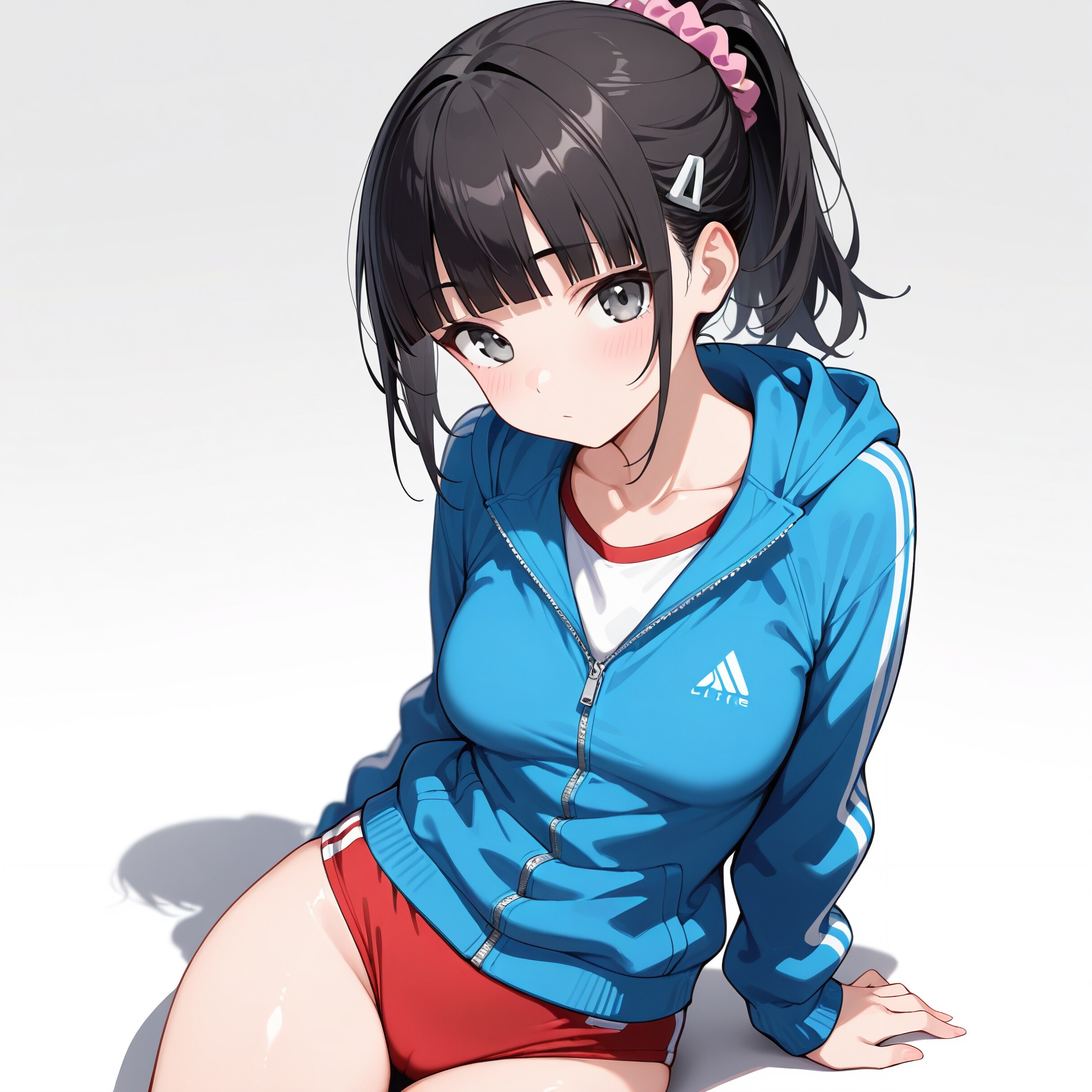 赤ブルマ陸上少女