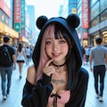 地雷ちゃんの昭和の日 3枚目