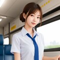 JK電車内02 4枚目