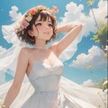 花嫁と６月の風 2枚目
