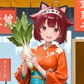 八百屋の看板娘にゃ🥕 2枚目