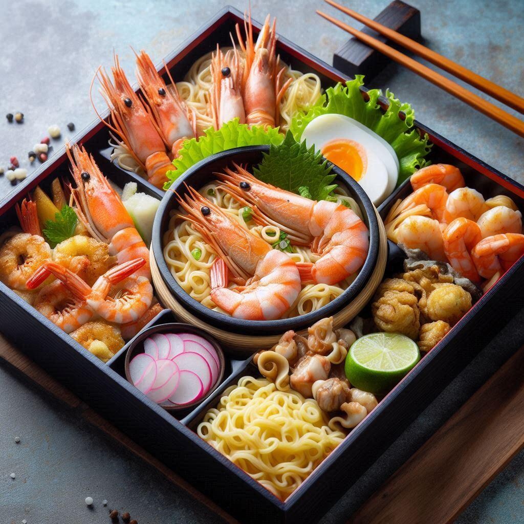 海鮮麺好きの理想郷弁当