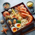 海鮮麺好きの理想郷弁当 2枚目