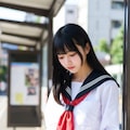 バス停 3枚目